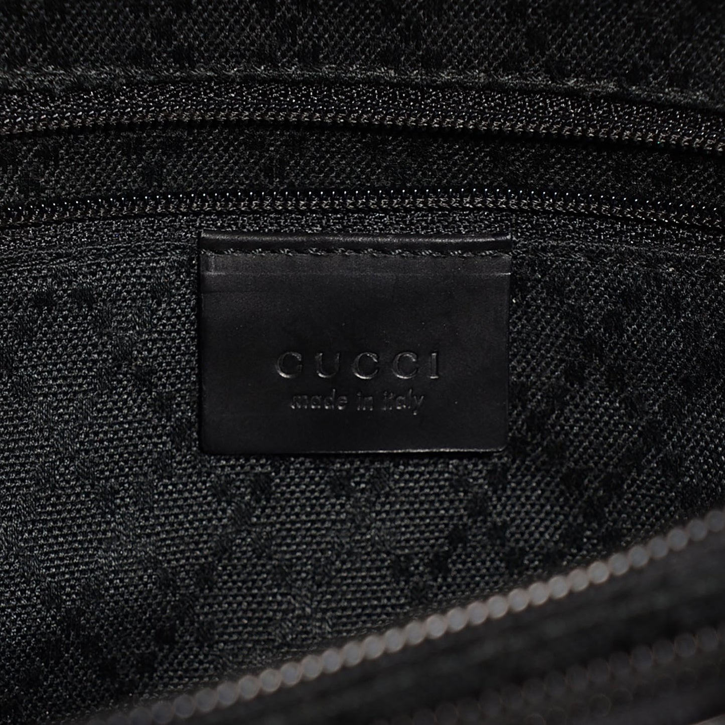 Nylon Monogram Large Bamboo Shopper Tote Black