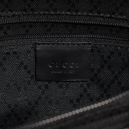 Gucci Nylon Monogram Large Bamboo Shopper Tote Black 6 of 8