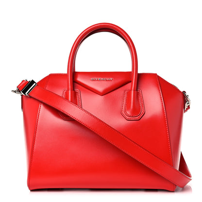 Givenchy Shiny Lord Calfskin Small Antigona Medium Red 1 of 11