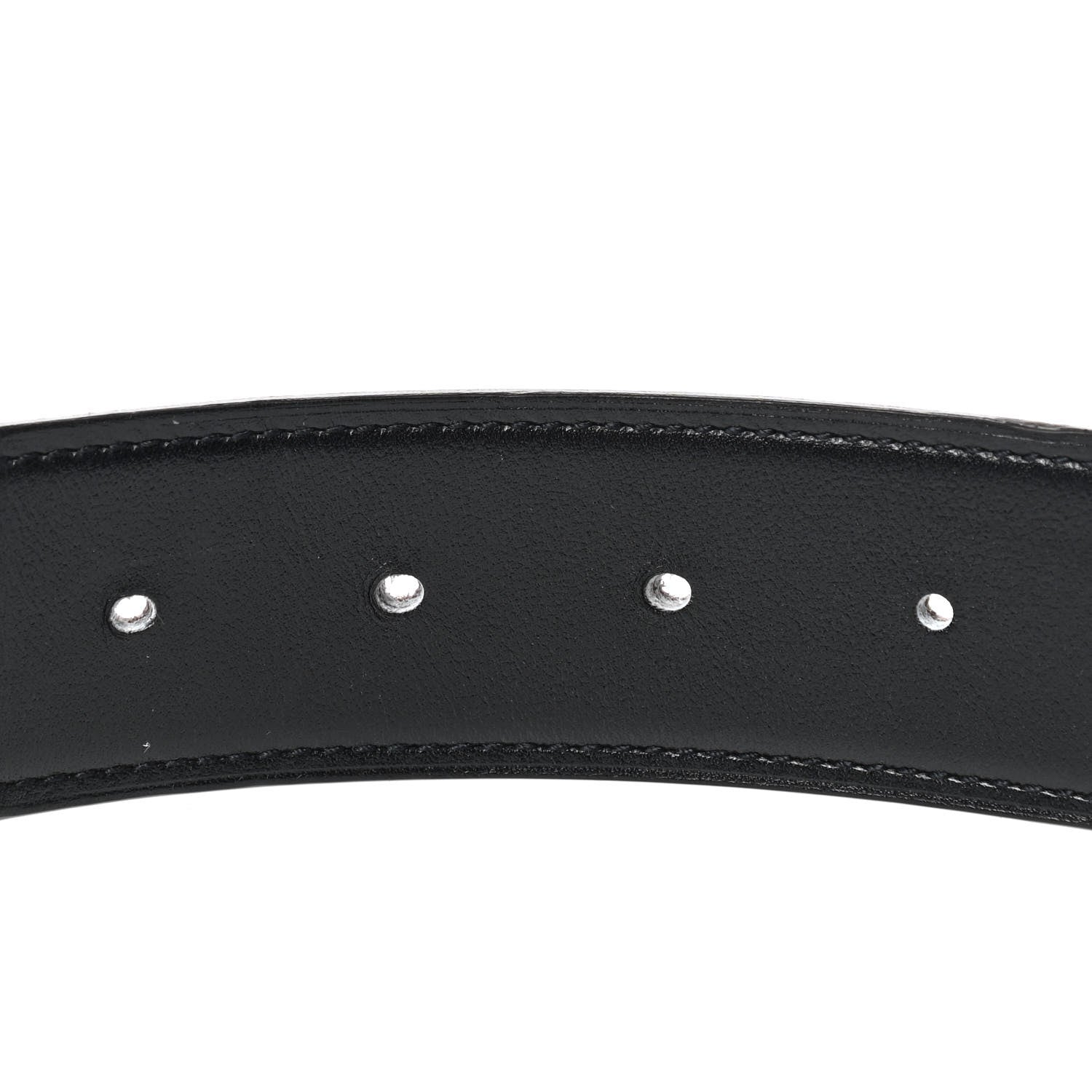 Hermes Togo Box 32mm Gamma Belt 95 Black Etain 3 of 9