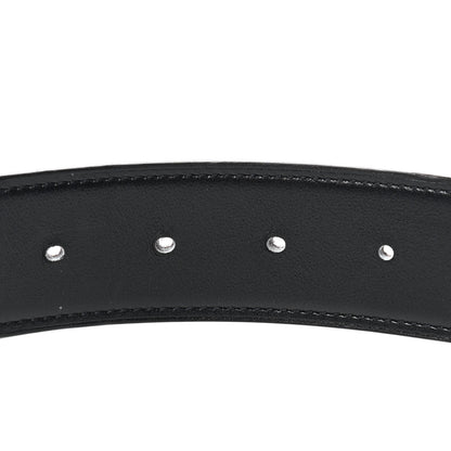 Hermes Togo Box 32mm Gamma Belt 95 Black Etain 3 of 9