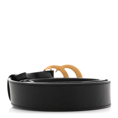 Gucci Calfskin Double G 40mm Belt 95 38 Black 2 of 7