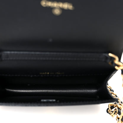 Chanel Lambskin Quilted Mini CC Flap Black 5 of 12