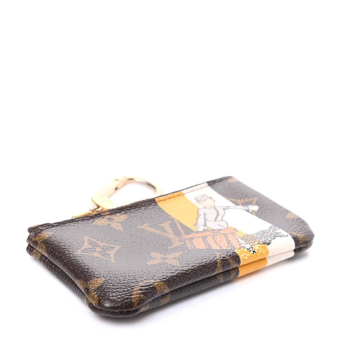 Monogram Groom Key Pouch