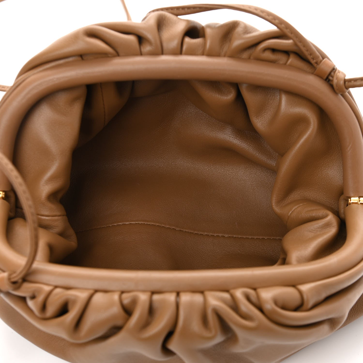Bottega Veneta Butter Calfskin The Mini Pouch Cammello 5 of 11