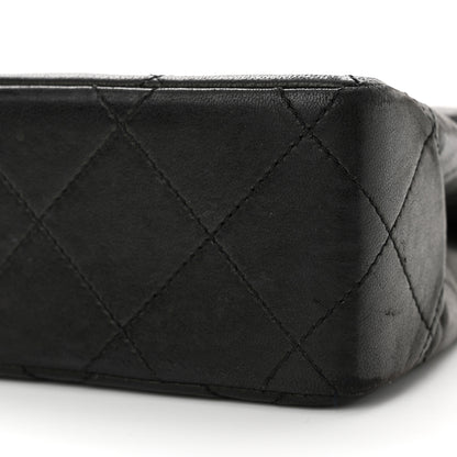 Chanel Lambskin Quilted Medium Double Flap Bag Black 11 of 11