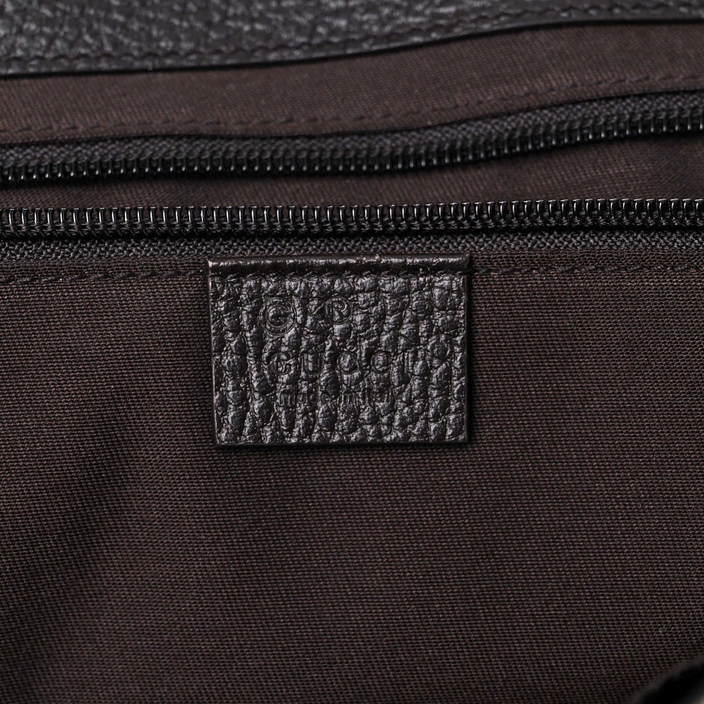 Monogram Large Flap Messenger Bag Beige Dark Brown