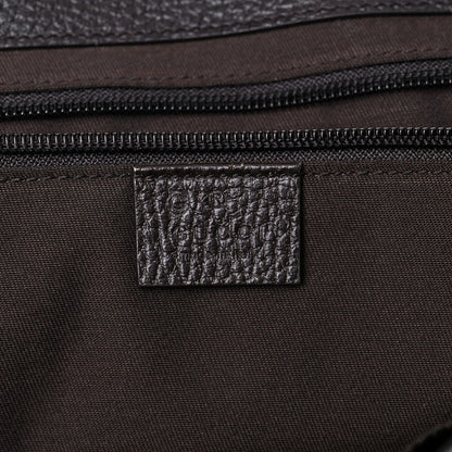 Gucci Monogram Large Flap Messenger Bag Beige Dark Brown 6 of 17