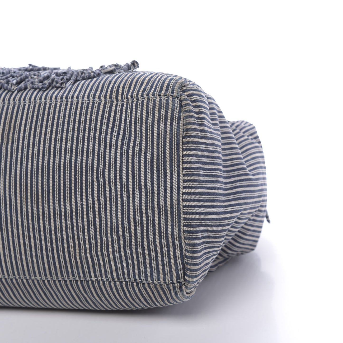 Canvas Sequin Stripe CC Tote Blue