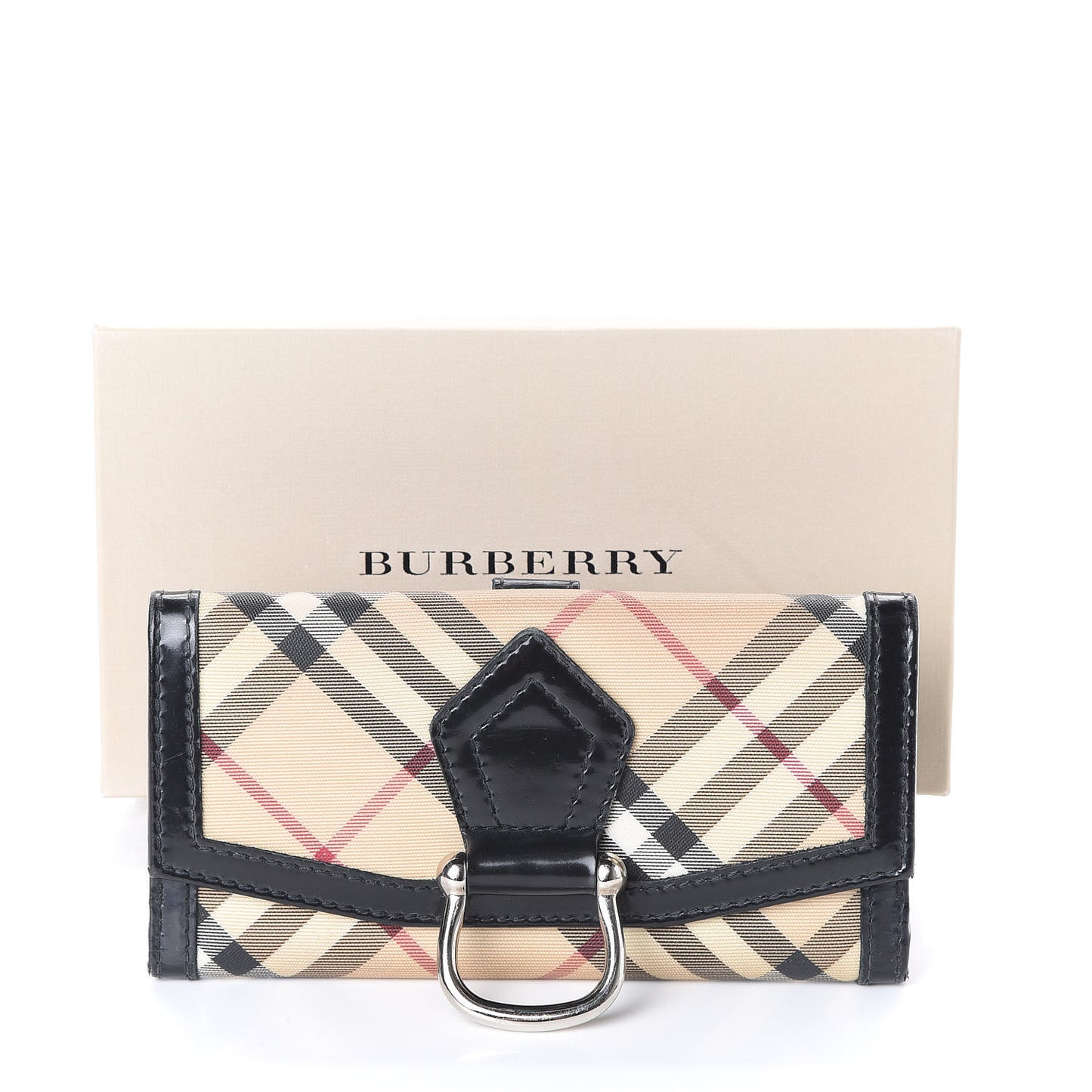 Nova Check Penrose Continental Wallet Black