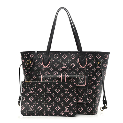 Louis Vuitton Monogram Fall For You Neverfull MM Black 1 of 10