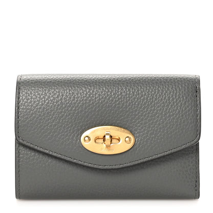 Mulberry Classic Grain Small Darley Wallet Charcoal 1 of 9