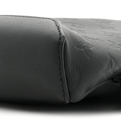 Louis Vuitton Calfskin Shadow Monogram Duo Slingbag Black 8 of 10
