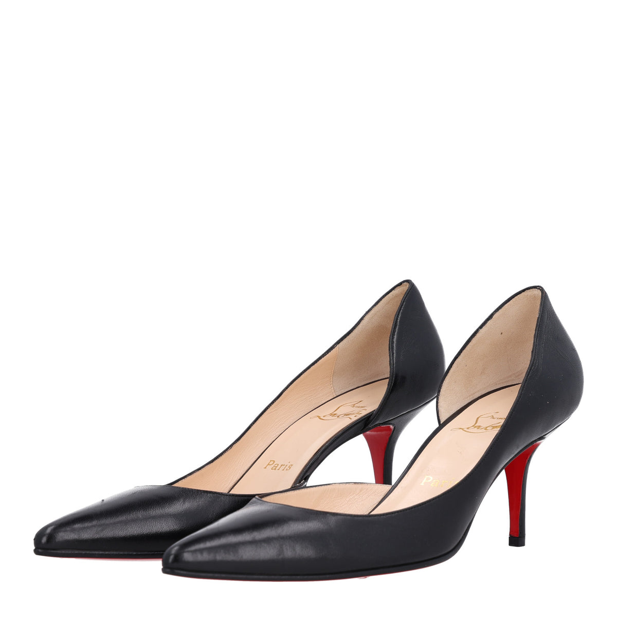 Christian Louboutin Shiny Nappa Iriza 85 Pumps 40 40 Black 4 of 9