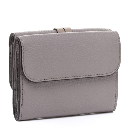 Chloe Calfskin Alphabet Trifold Wallet Cashmere Grey 3 of 12
