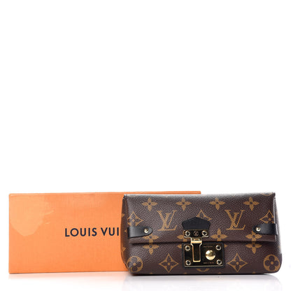 Louis Vuitton Monogram Triangle Chain Wallet Black 10 of 10