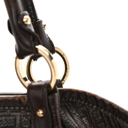 Fendi Vitello Bottalato FF Embossed Large Chef Shopper Tote Chocolate 21 of 22