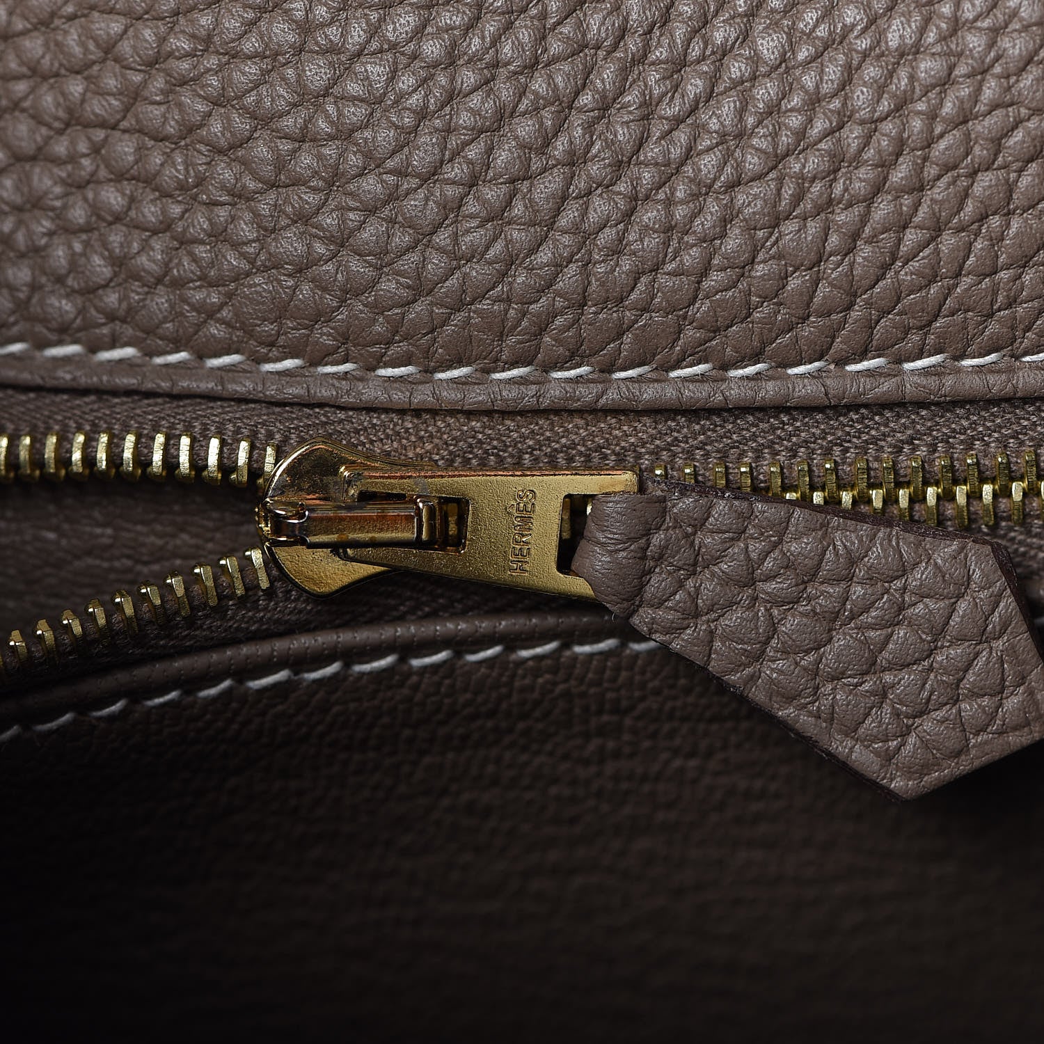 Hermes Togo Kelly Retourne 32 Etoupe 27 of 38
