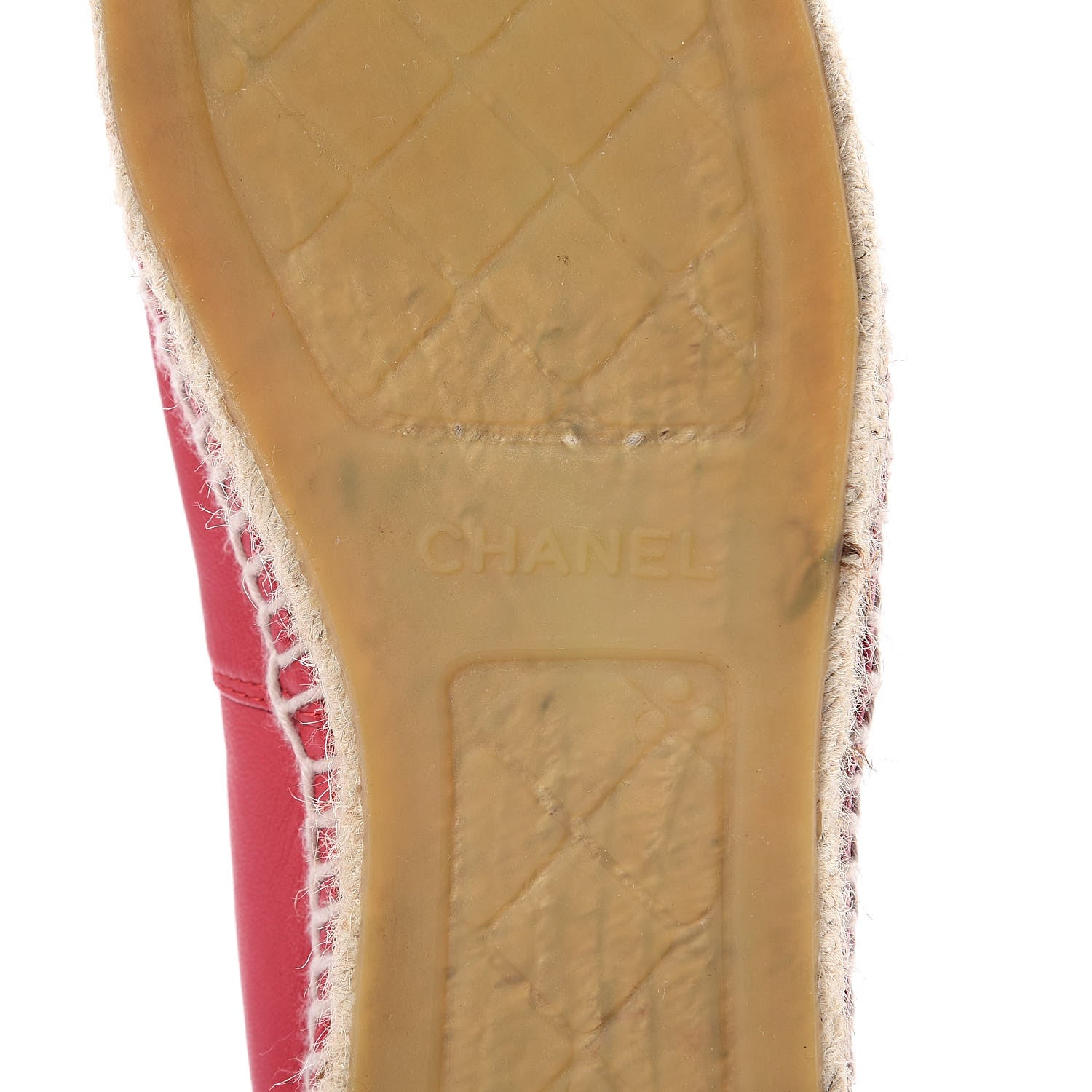 Chanel Lambskin CC Espadrilles 41 Pink 6 of 10