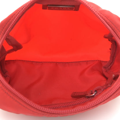 Prada Tessuto Nylon Vela Cosmetic Pouch Rosso 4 of 10