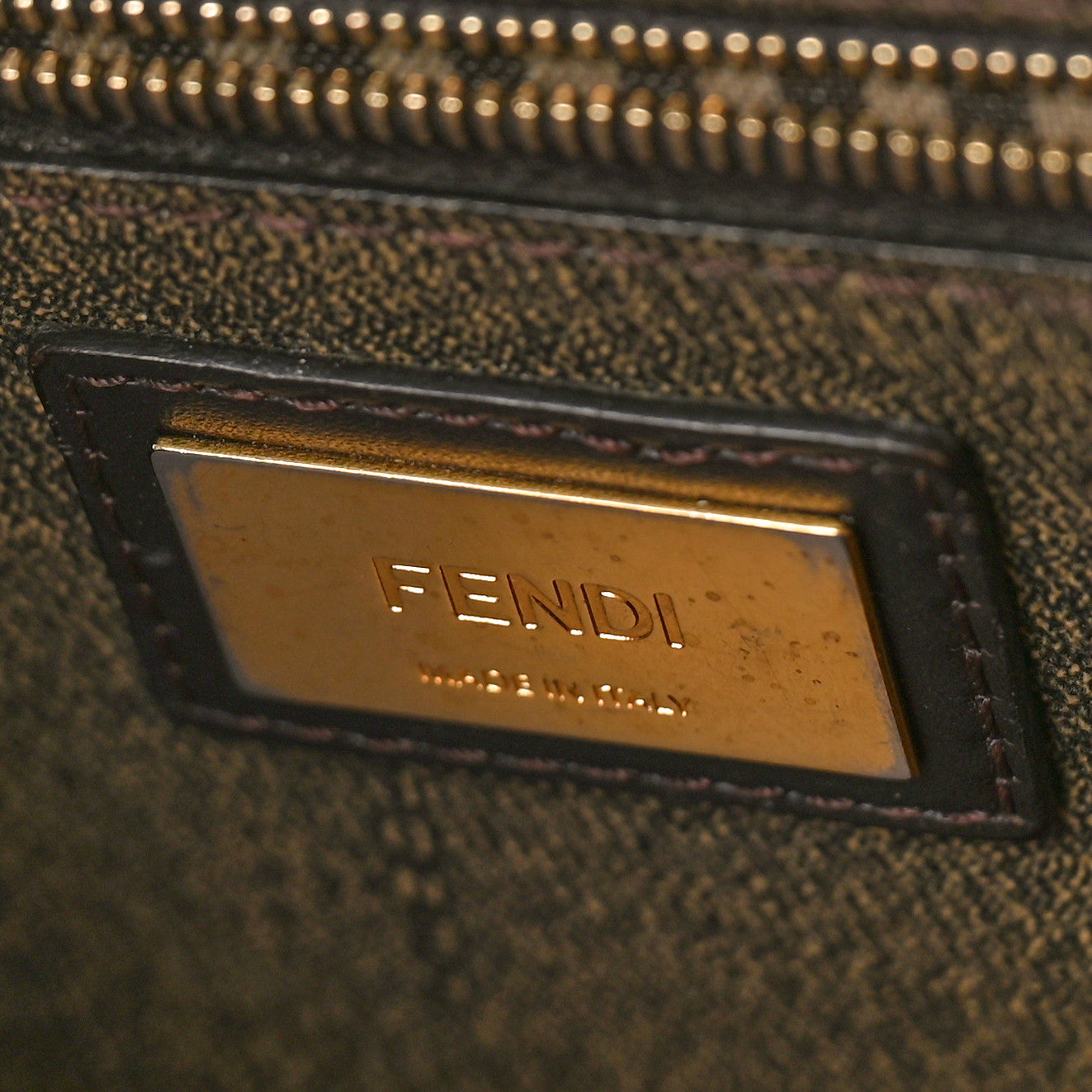 Zucca Spalmati Medium Roll Tote Tobacco Moro