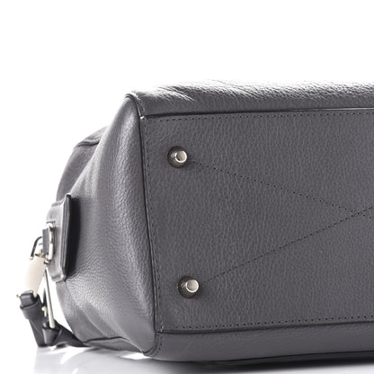 Marc Jacobs Calfskin Recruit Bauletto Satchel Tote Bag Grey 6 of 12