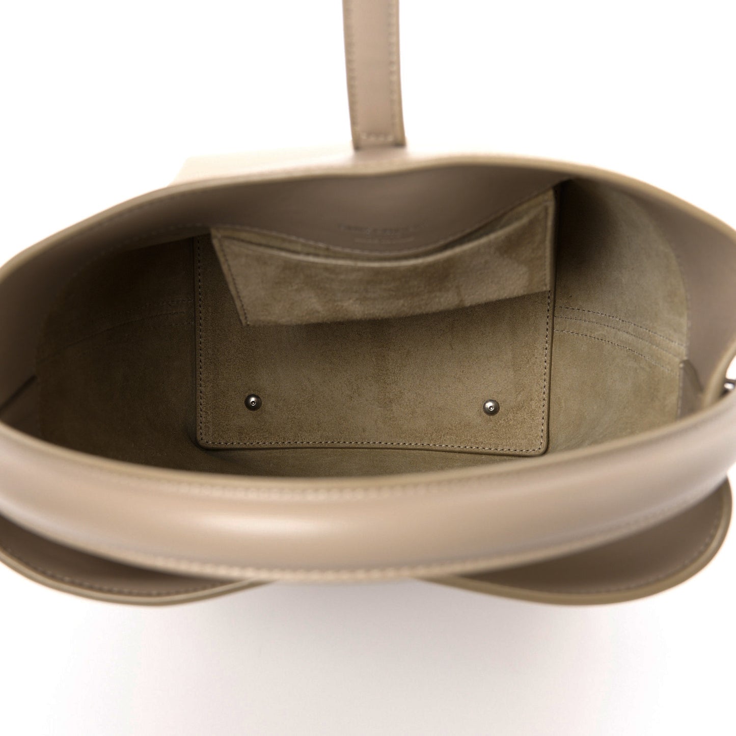 Shiny Calfskin Le 37 Bucket Bag Sea Salt