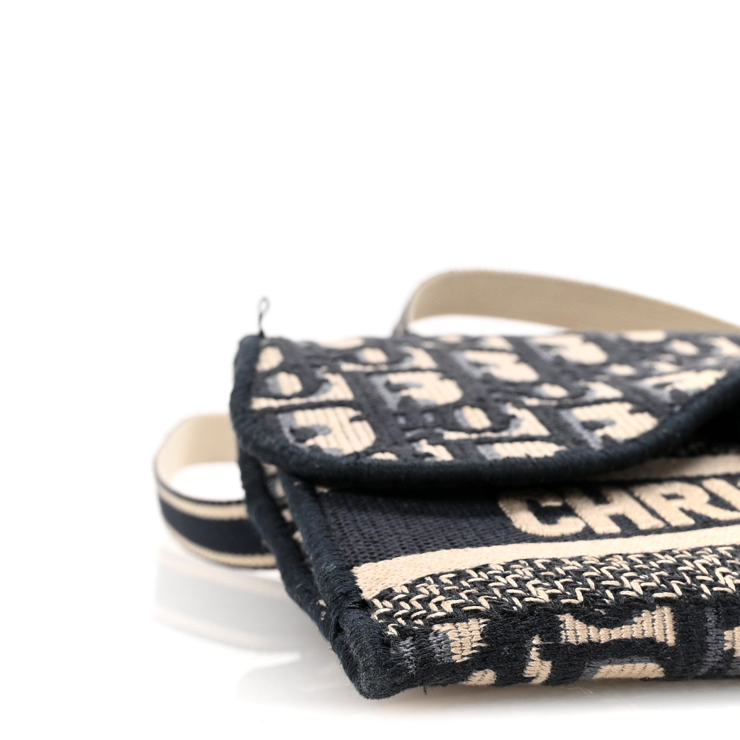 Dior Saddle Pouch CA ベージュ/ブラック Saddle A5 Pouch Beige and Black Dior Oblique Jacquard with Black