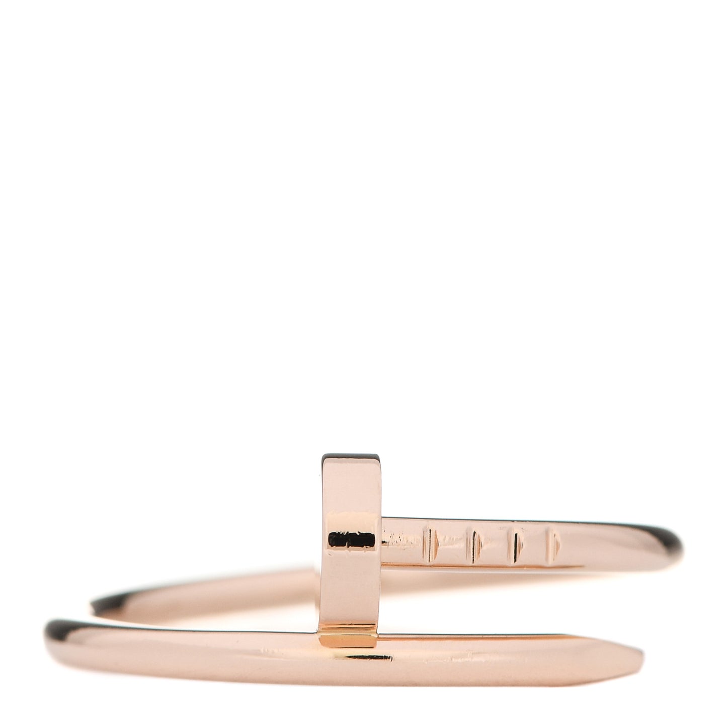 18K Pink Gold Small Juste Un Clou Ring 56 7.5