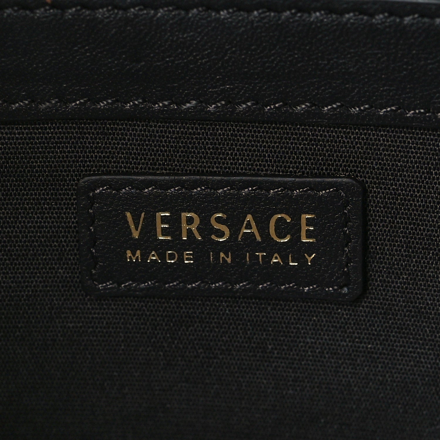 Versace Nappa Quilted Virtus Evening Bag Black 6 of 9