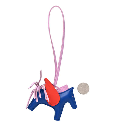 Hermes Milo Lambskin Grigri Rodeo Pegase Horse Bag Charm PM Bleu France Mauve Sylvestre Capucine 2 of 5