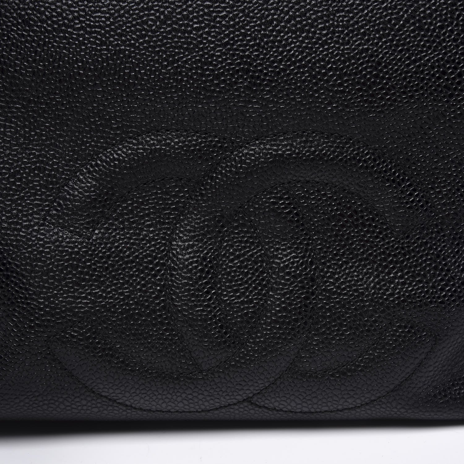 Chanel Caviar XL Weekender Bag Black 9 of 10
