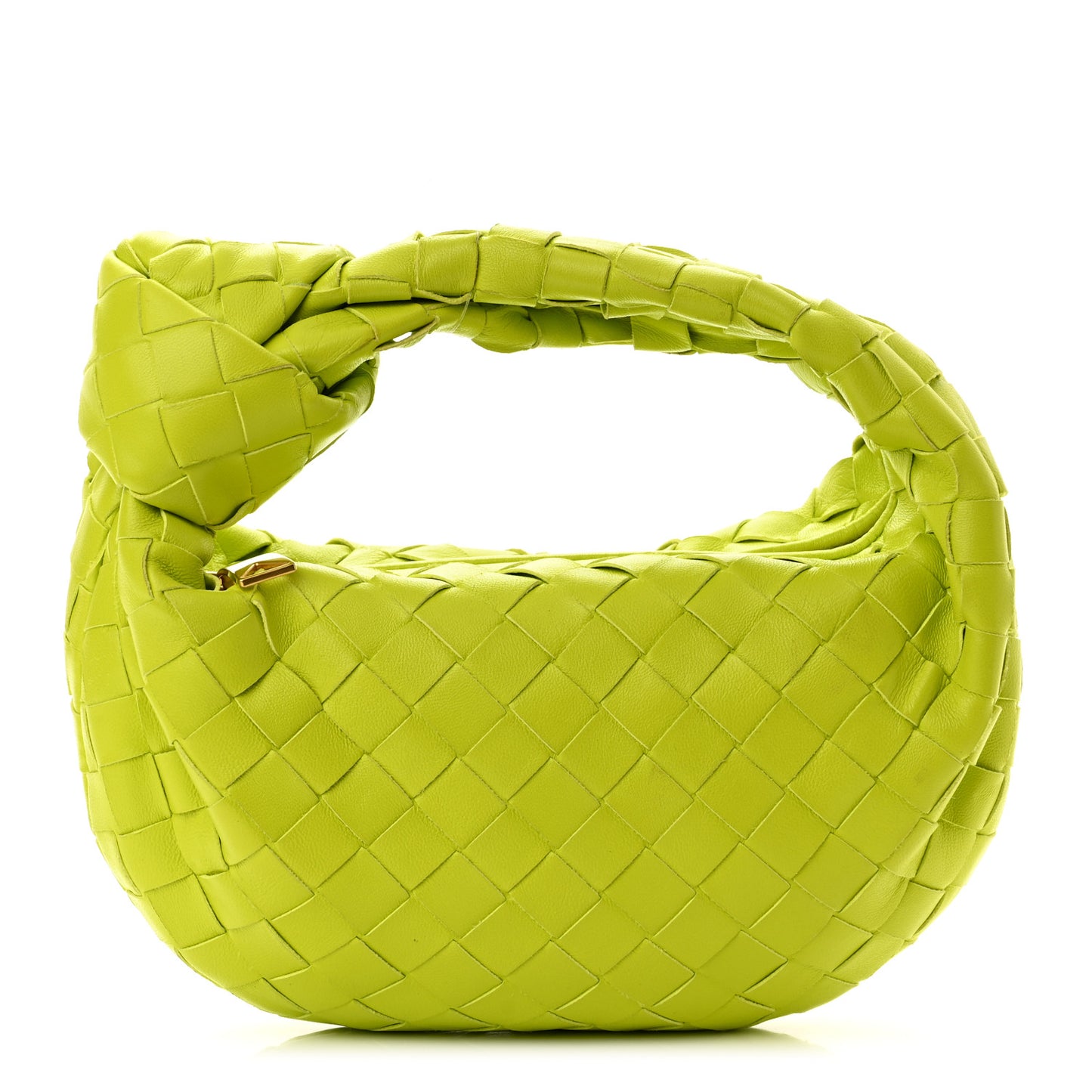 Nappa Intrecciato Mini Jodie Kiwi
