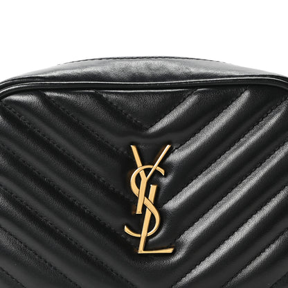 Saint Laurent Calfskin Matelasse Monogram Lou Belt Bag Black 7 of 9