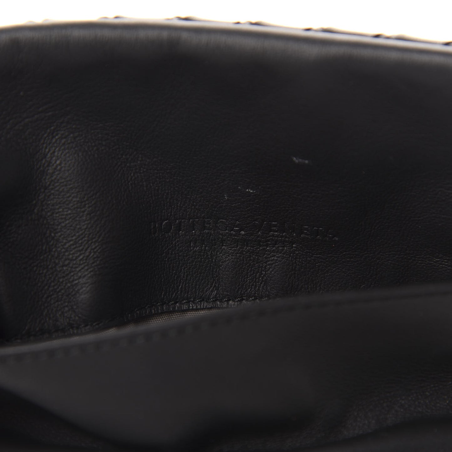 Nappa Intrecciato Mini Messenger Bag Black