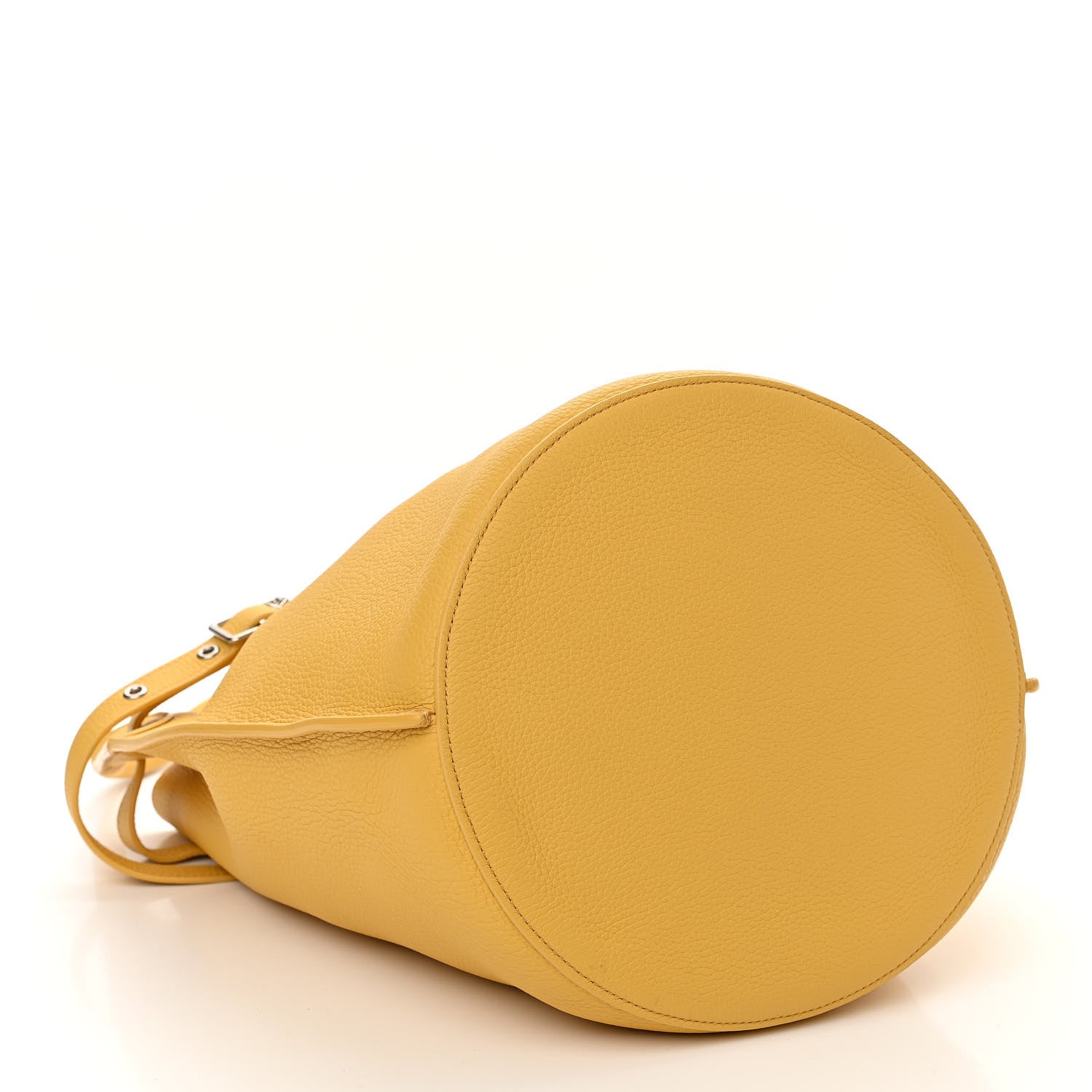 Celine Supple Grained Calfskin Big Bag Bucket Yellow 5 of 11