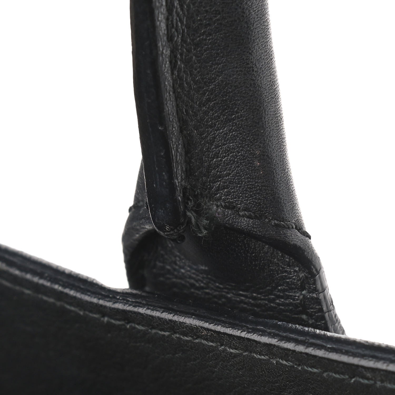 Burberry Calfskin House Check Small Banner Tote Black 10 of 13