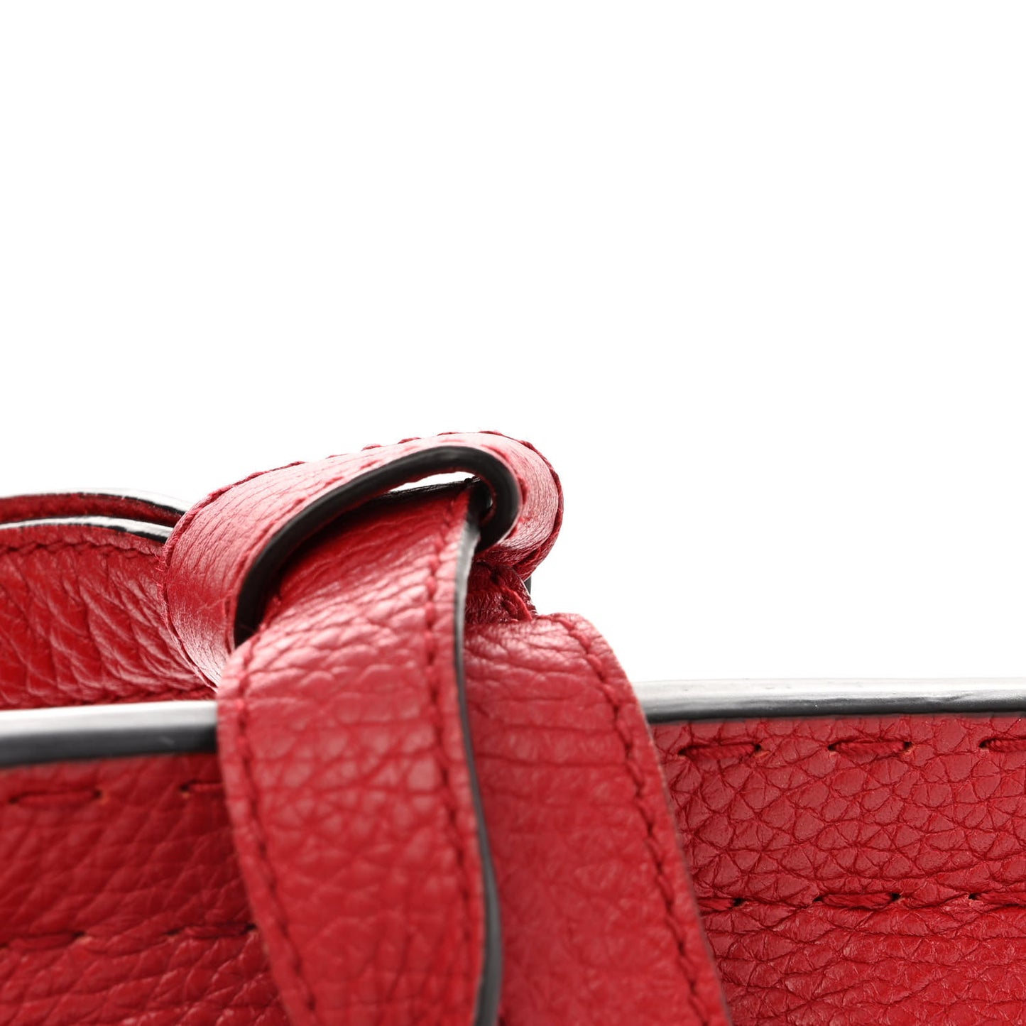 Calfskin Medium GG Marmont Top Handle Bag Vulcanic Red