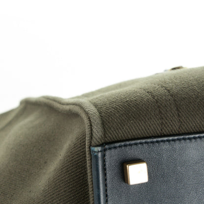 Celine Cotton Canvas Medium Phantom Luggage Olive 9 of 12