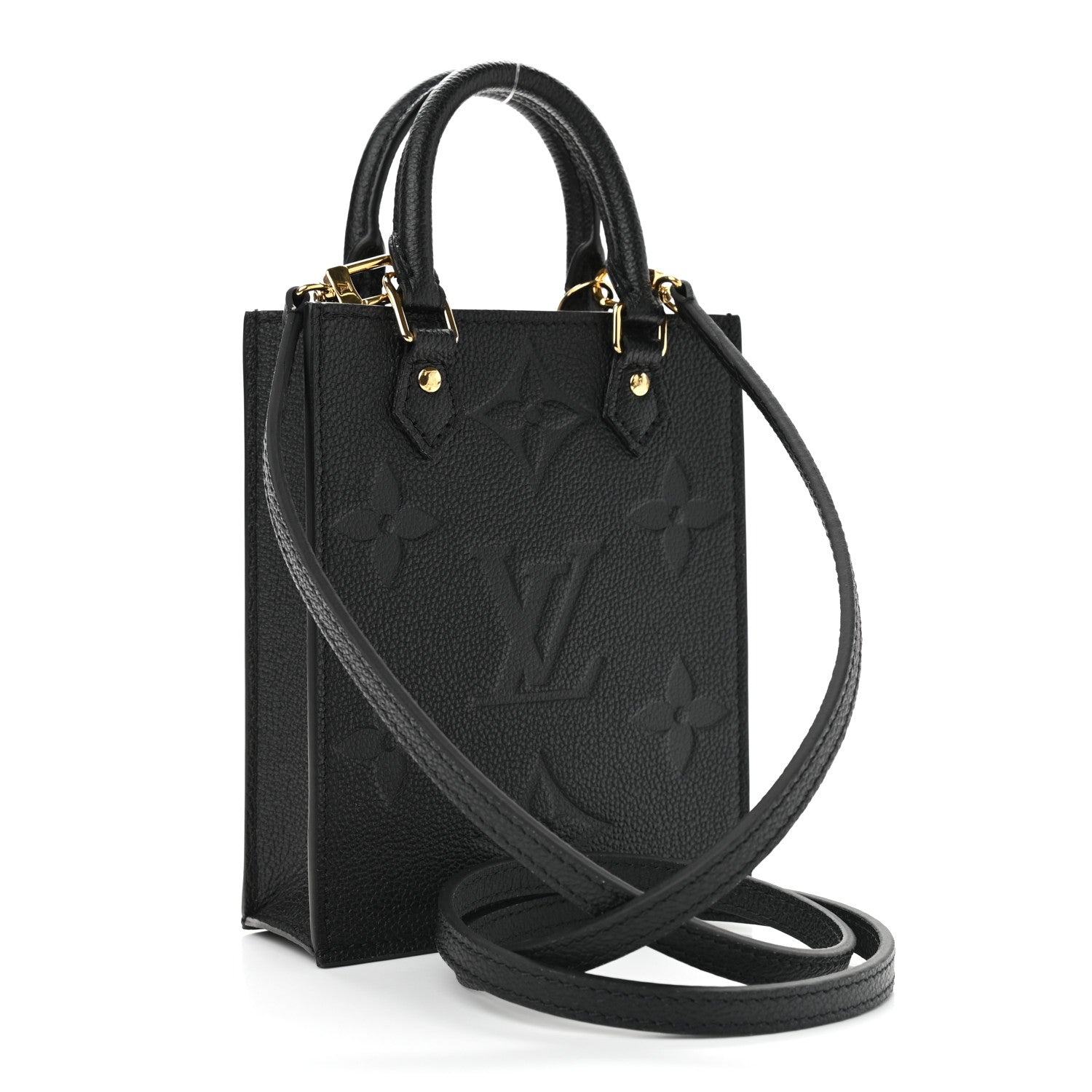 Louis Vuitton Empreinte Monogram Giant Petit Sac Plat Black 3 of 8