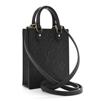 Louis Vuitton Empreinte Monogram Giant Petit Sac Plat Black 3 of 8