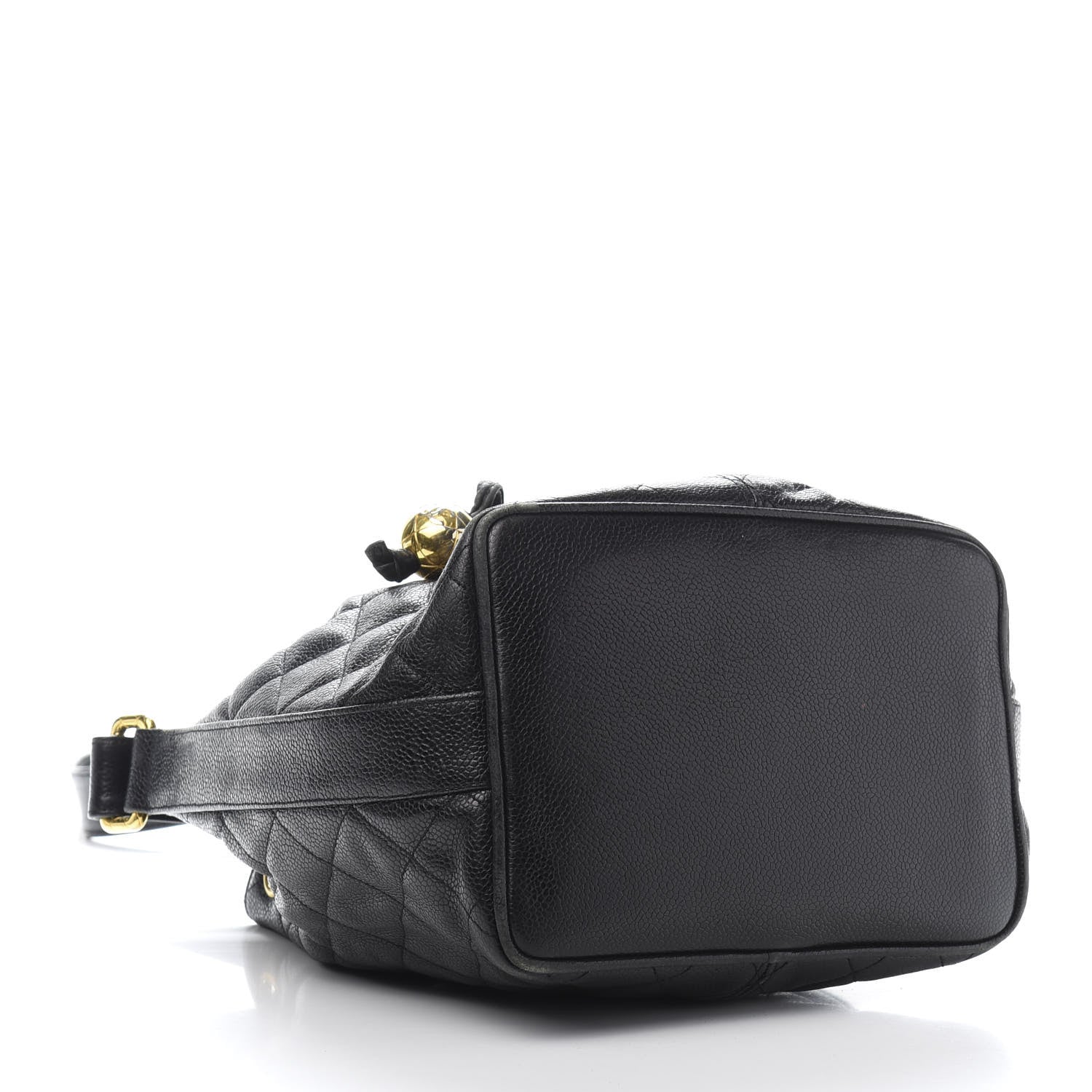 Chanel Caviar Quilted Drawstring Shoulder Bag Black 5 of 16