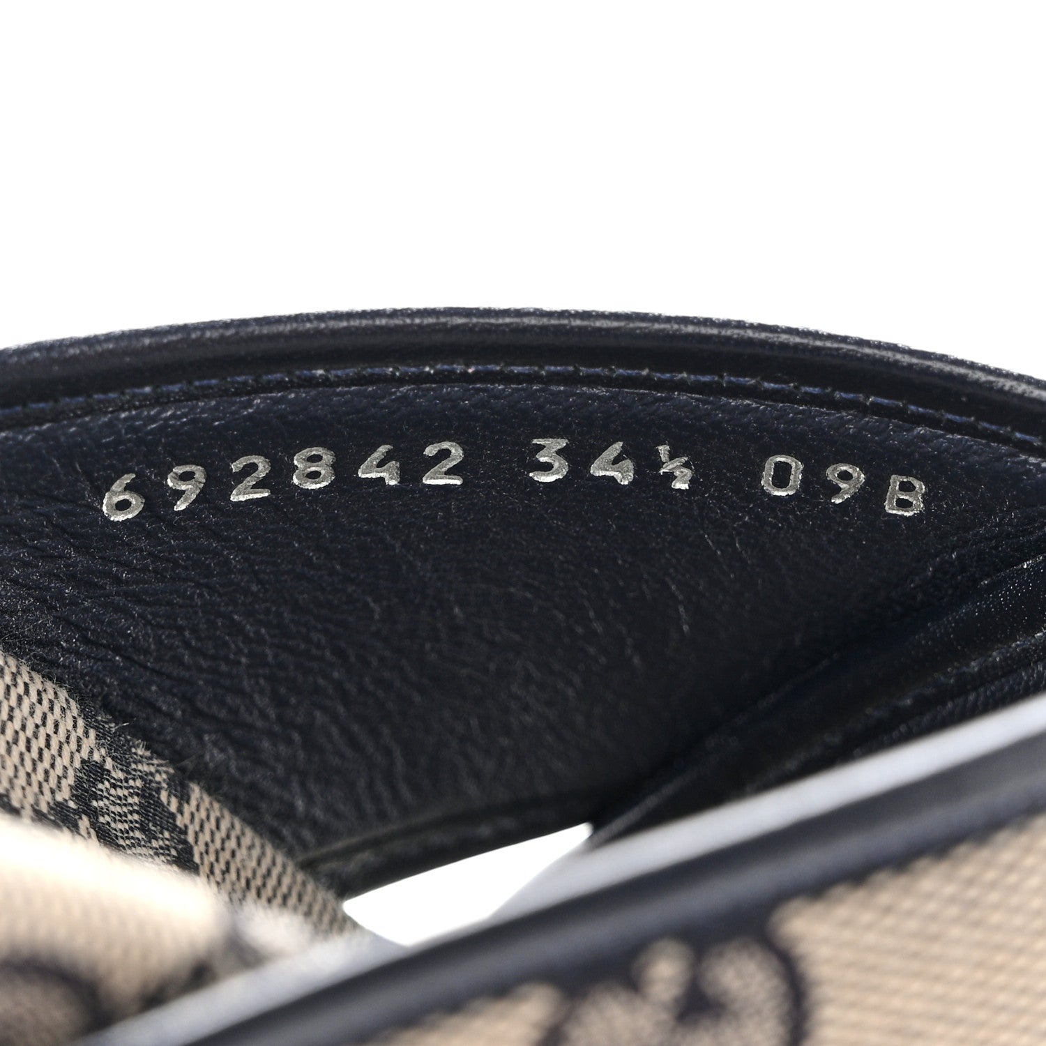 Gucci Monogram Criss Cross Platform Slide Sandals 34.5 Beige Blue 8 of 11