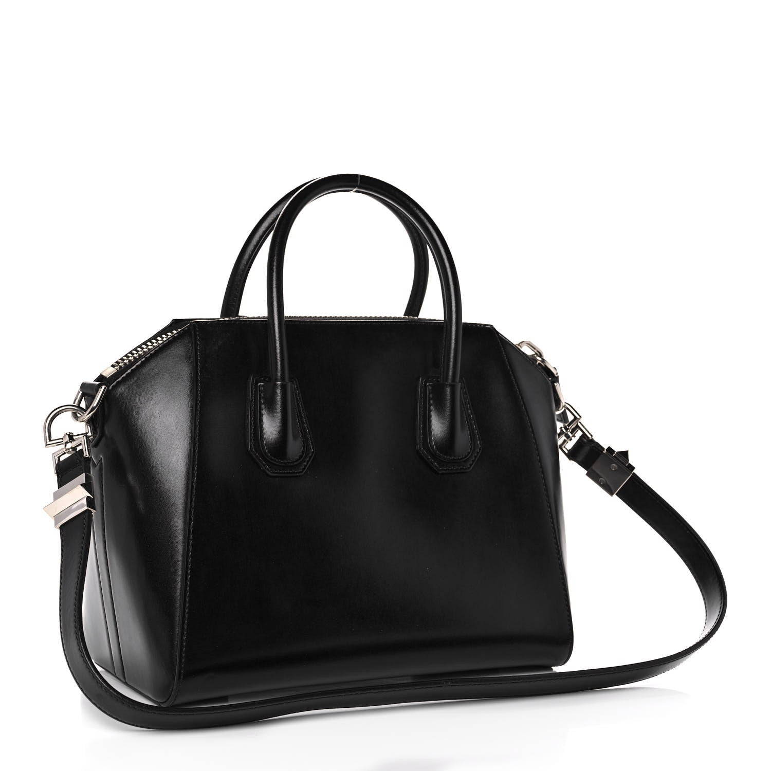 Givenchy Shiny Lord Calfskin Small Antigona Black 2 of 12