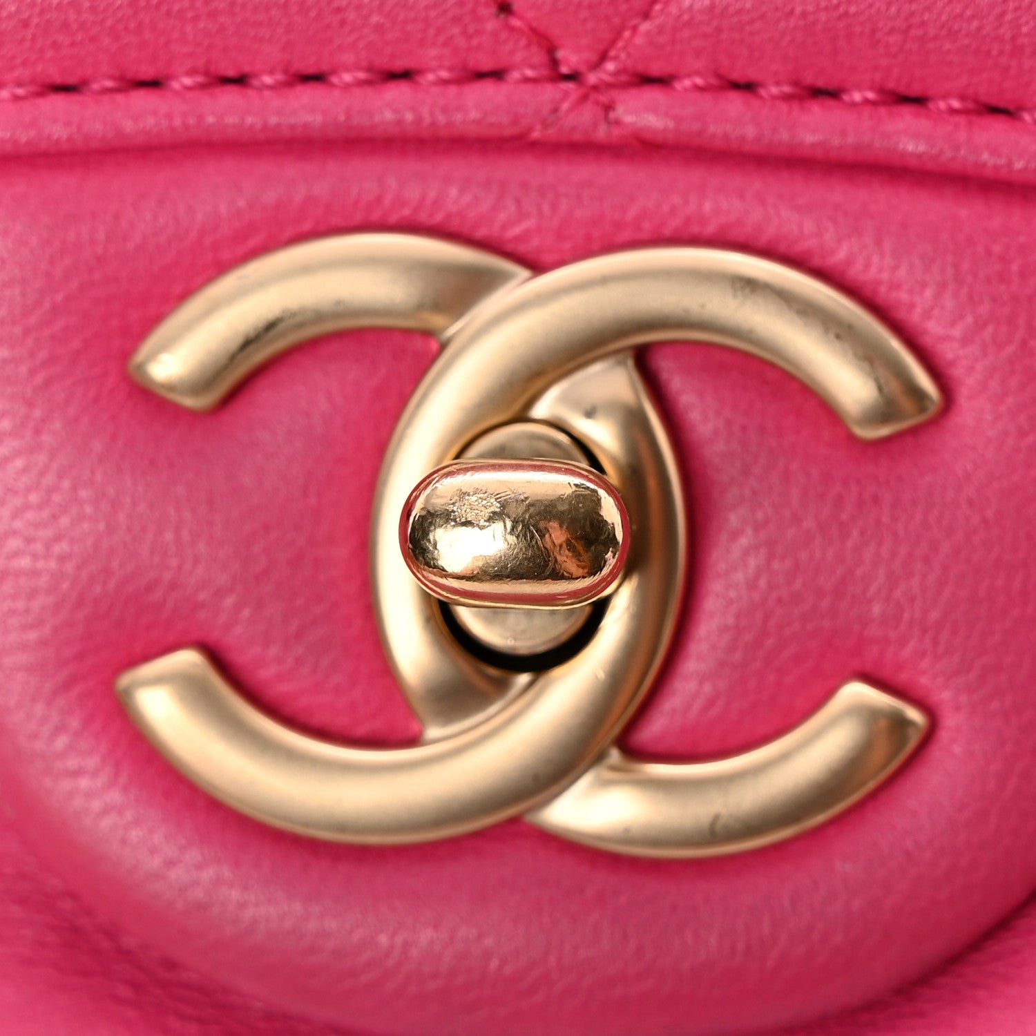 Chanel Lambskin Quilted Medium Mademoiselle Chic Flap Pink 15 of 17