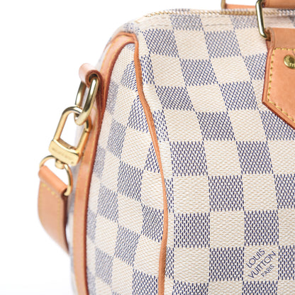 Louis Vuitton Damier Azur Speedy Bandouliere 25 17 of 20