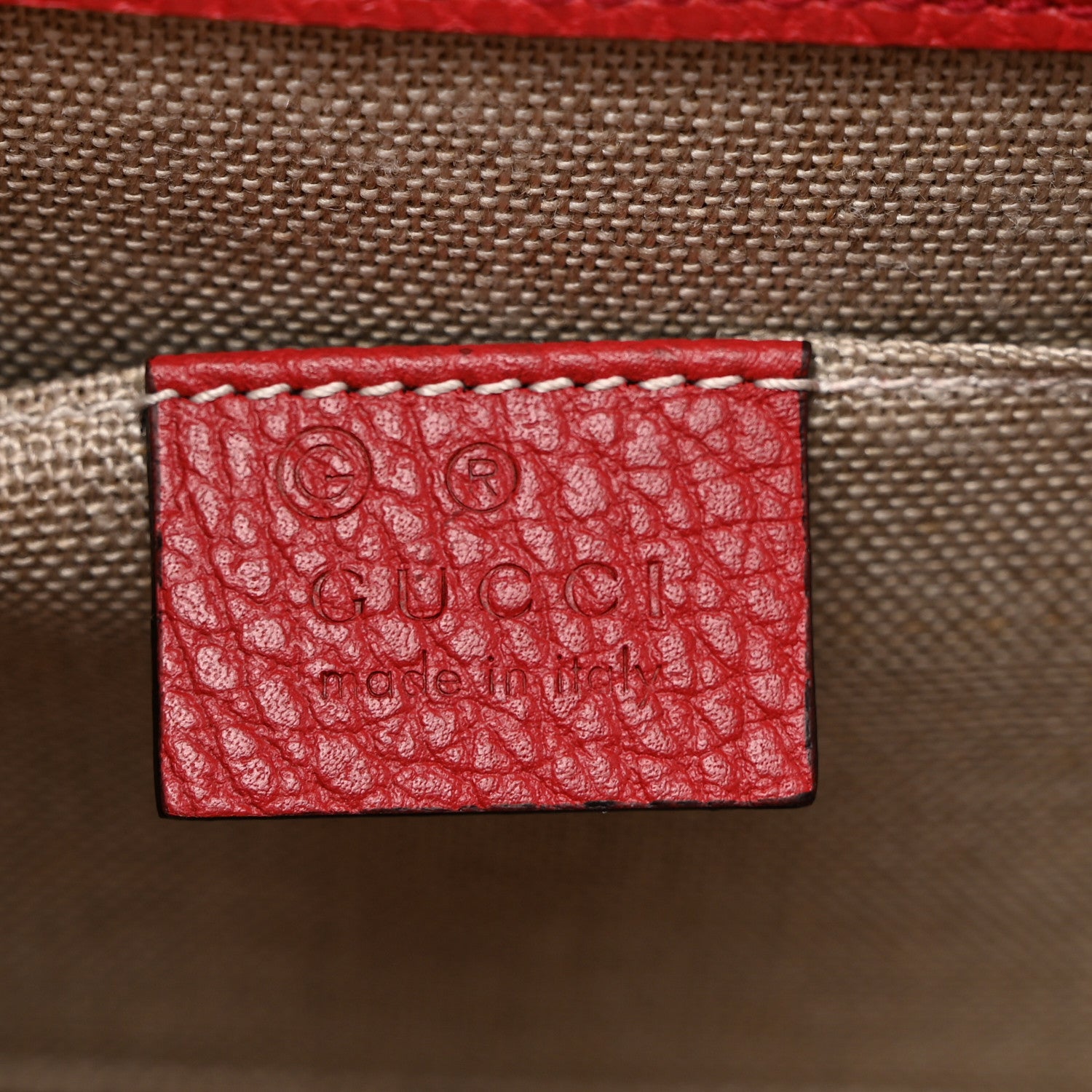 Gucci Dollar Calfskin Small Interlocking G Shoulder Bag Sun Orange 6 of 11