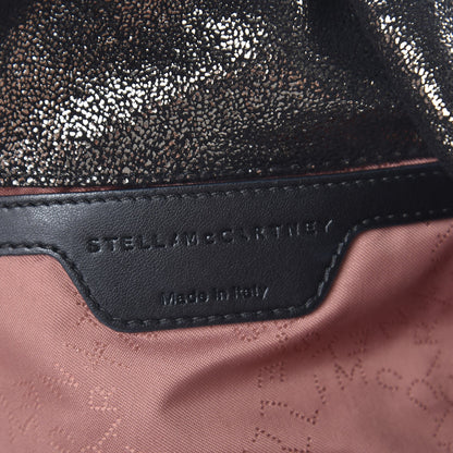 Stella McCartney Chamois Shiny Dotted Mini Falabella Fold Over Tote Ruthenium 6 of 7