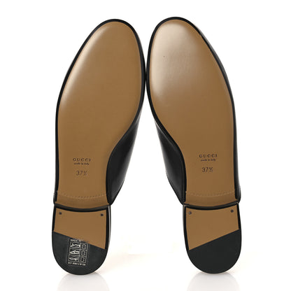 Gucci Calfskin Womens Princetown Slippers 37.5 Black 7 of 11