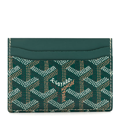 Goyard Goyardine Saint Sulpice Card Holder Green 1 of 7